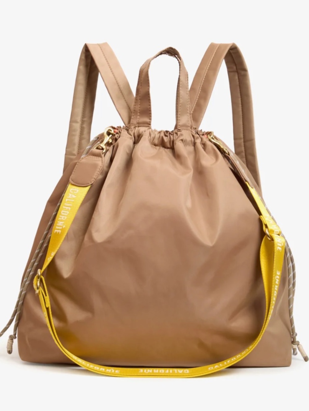 Clare V. Sac Tout Backpack in Latte